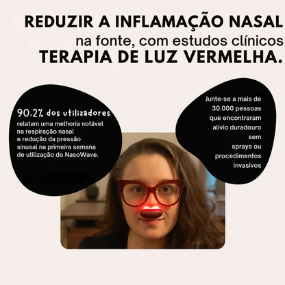 Rylaro™ Dispositivo de luz vermelha nasal